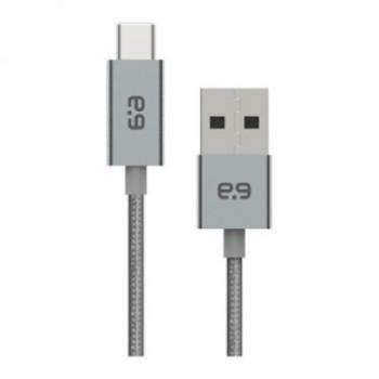 PureGear câble tressé de charge-synchro USB-C (180 cm) (Gris)